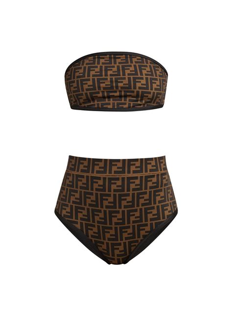 fendi monster swimwear|fendi high waisted bikini.